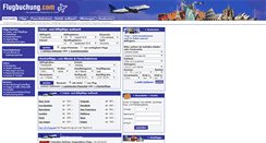 Desktop Screenshot of flugbuchung.com
